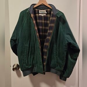 Vintage Timbre Corduroy Bomber Jacket